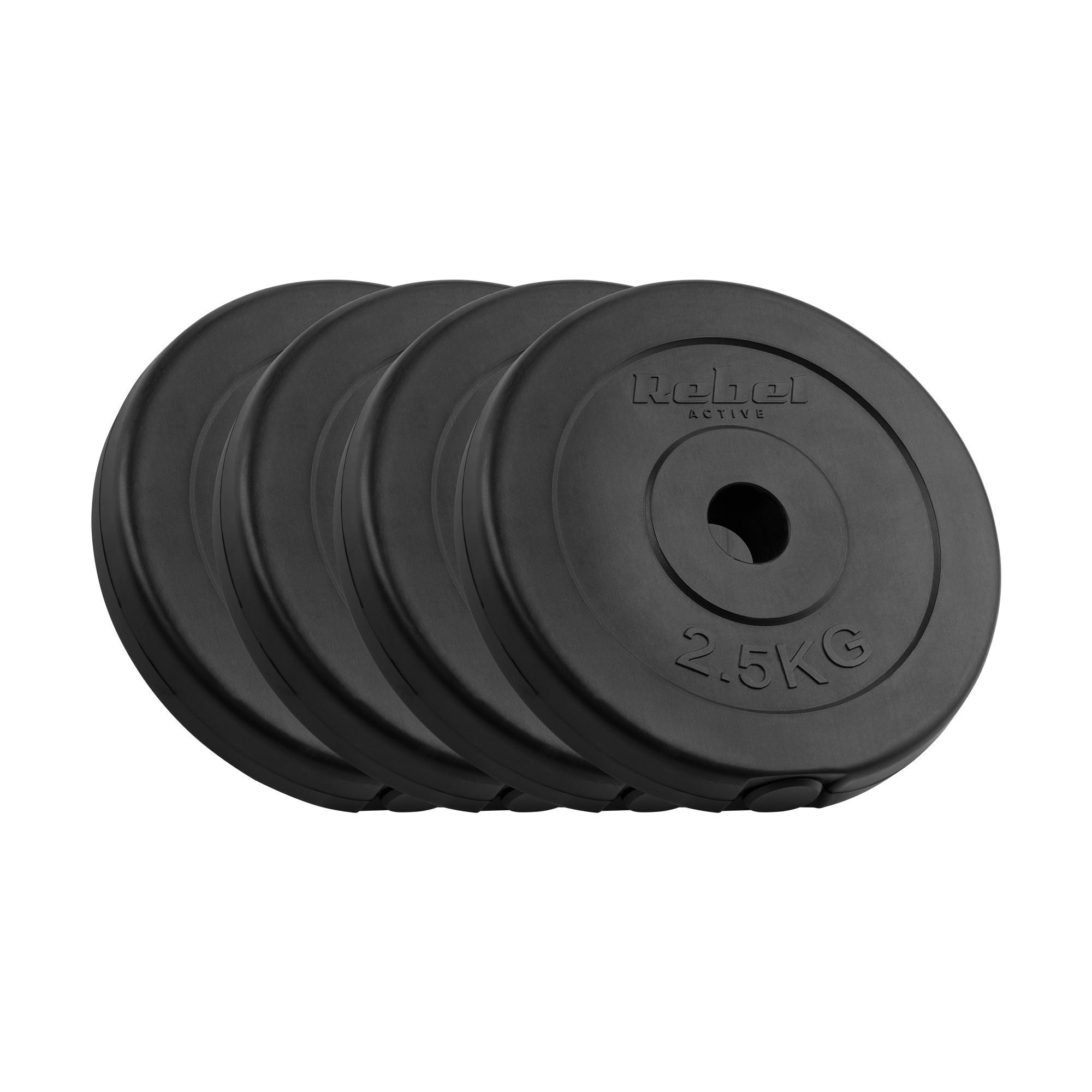 Kotouče na činky 4x2.5kg, 31mm, REBEL ACTIVE
