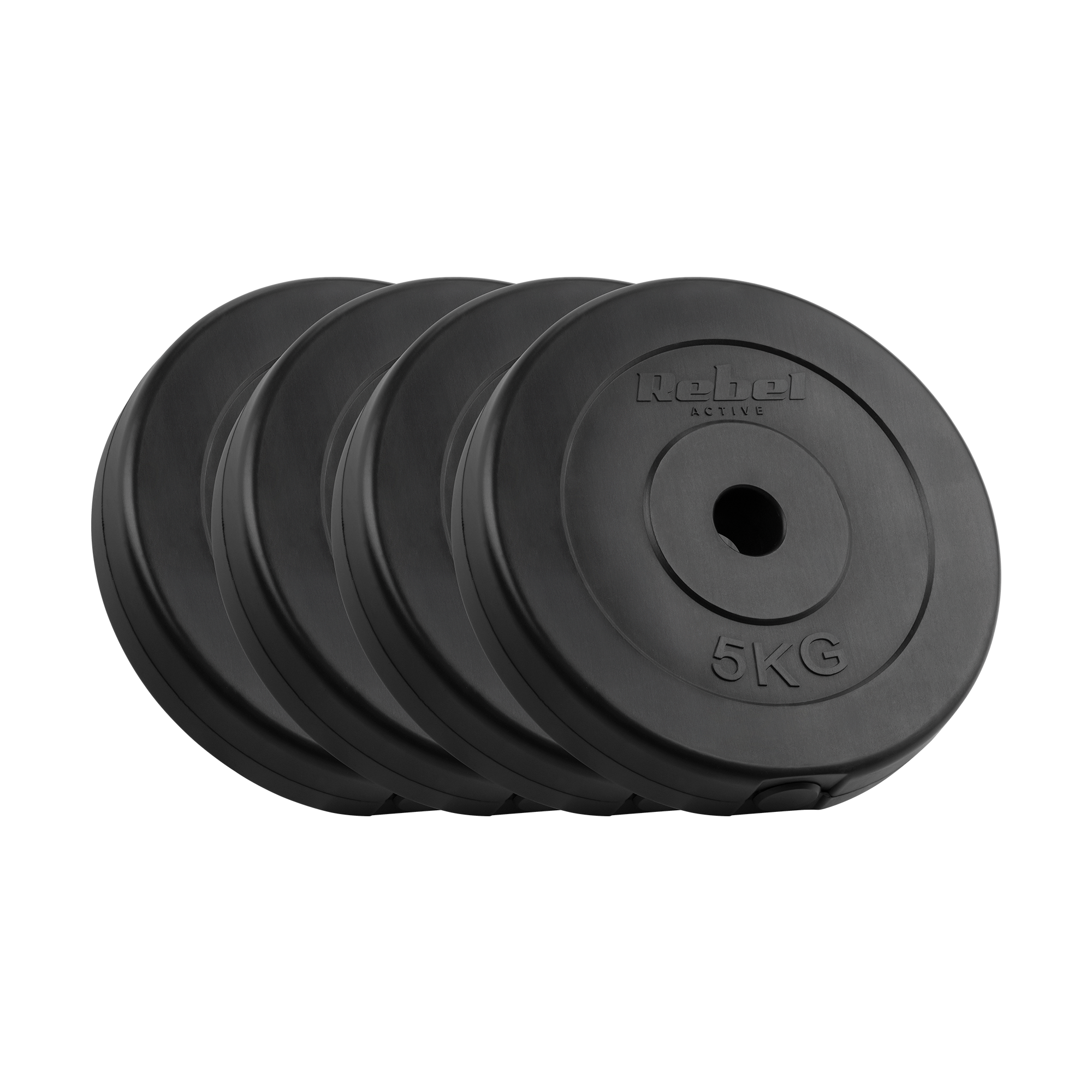 Kotouče na činky 4x5kg, 31mm, REBEL ACTIVE