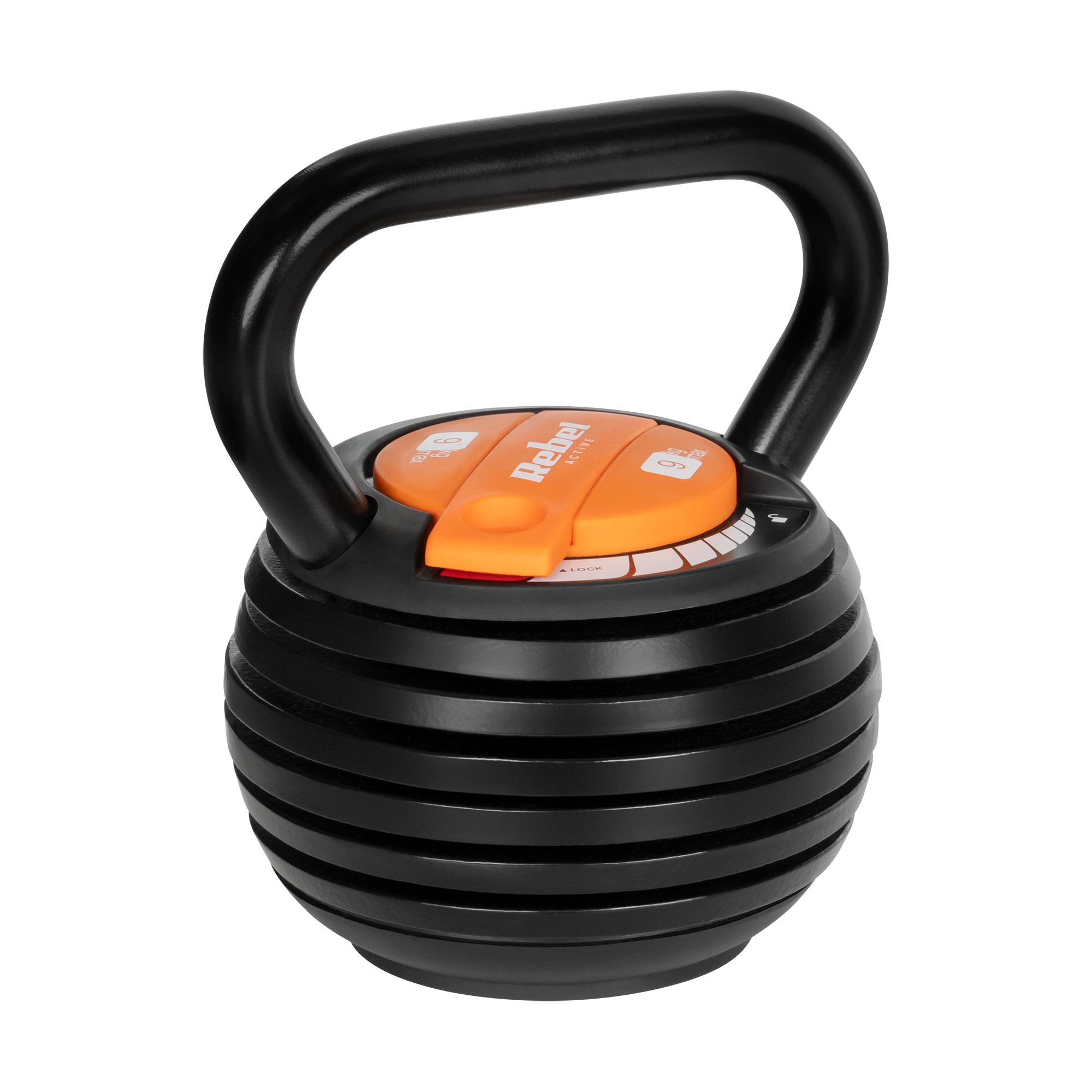 Nastavitelný kettlebell 9kg, REBEL ACTIVE