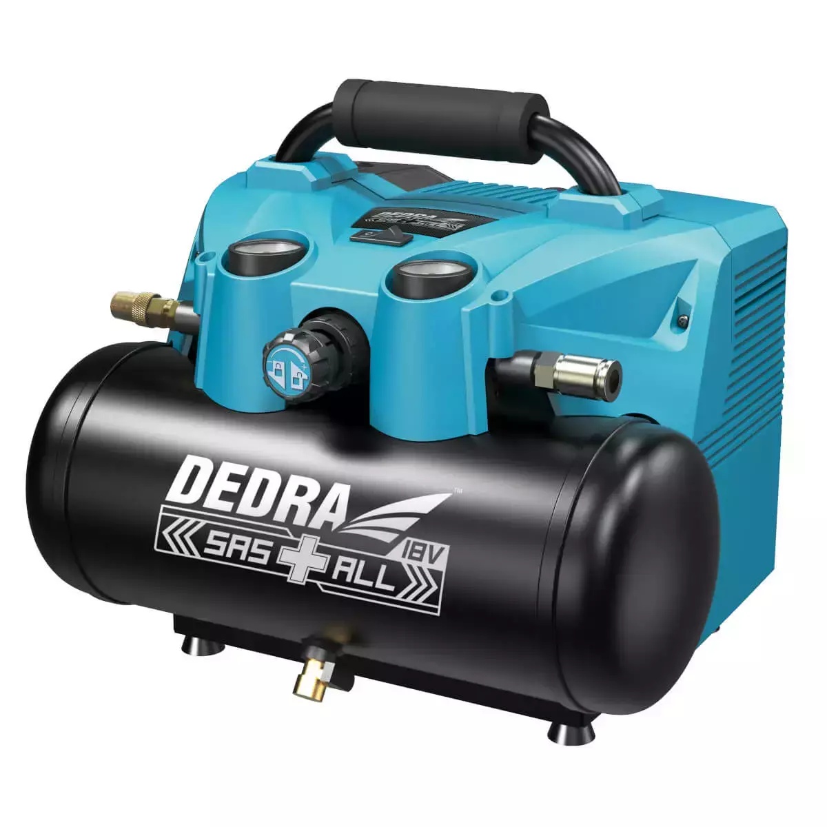 Aku kompresor 2x18V DEDRA SAS+ALL DED7077V 6l nádrž DED7077V