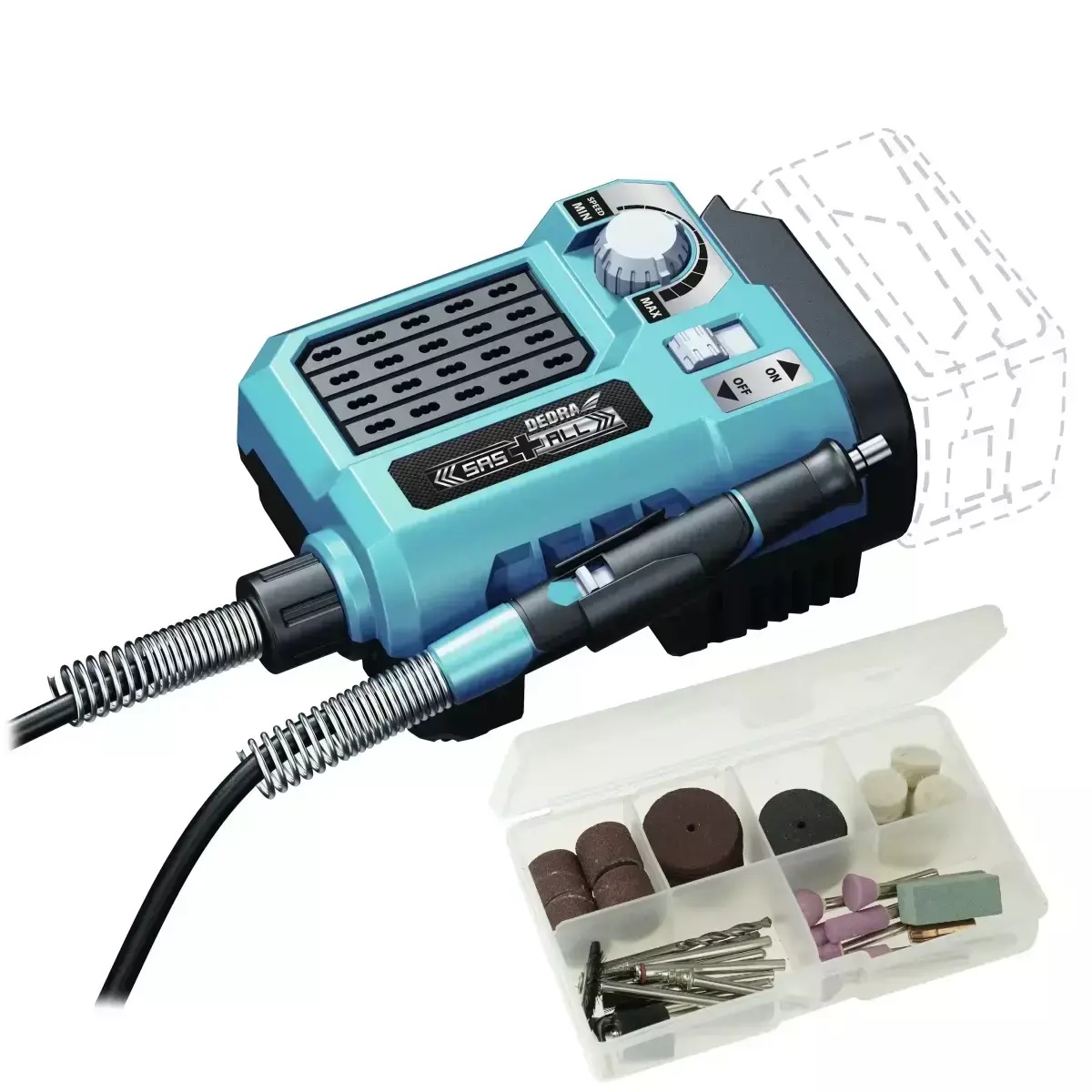 Aku mini bruska 18V, DEDRA SAS+ALL DED6903 DED6903
