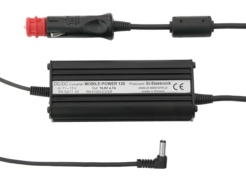 Měnič 12V/16V 4,7A DC 2,5/5,5