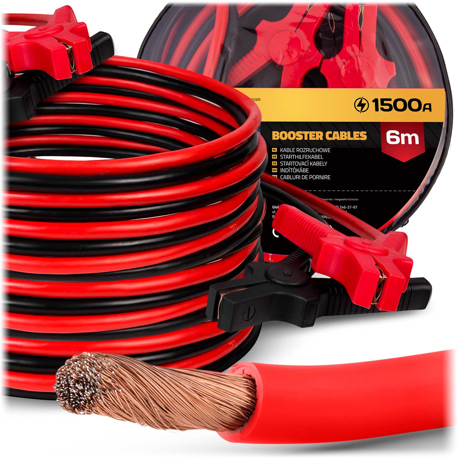 Startovací kabely 6m 1500A HM-362 Humberg