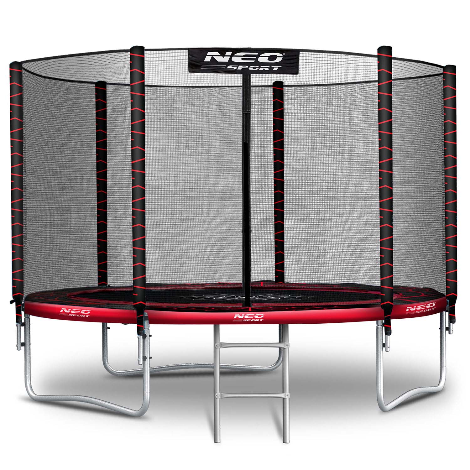 Zahradní trampolína 10ft/312cm s vnější sítí a žebříkem Neo-Sport