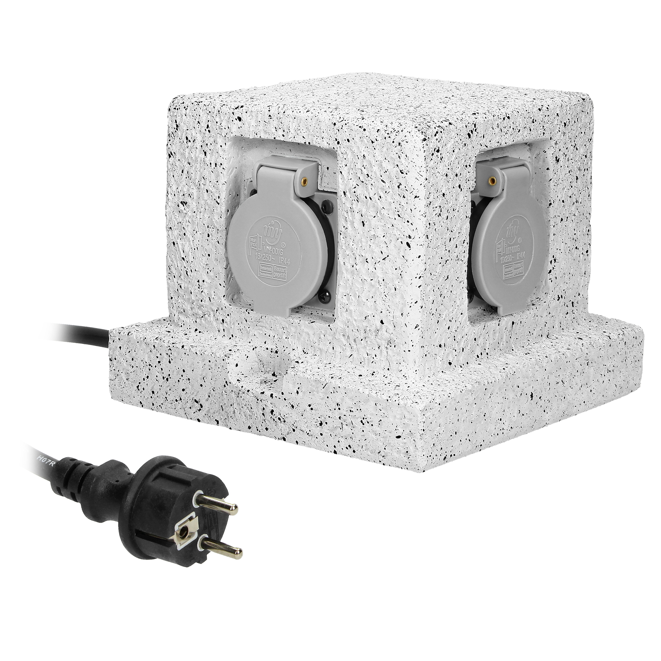 Zahradní zásuvkový sloup 4x230V, 3m kabel