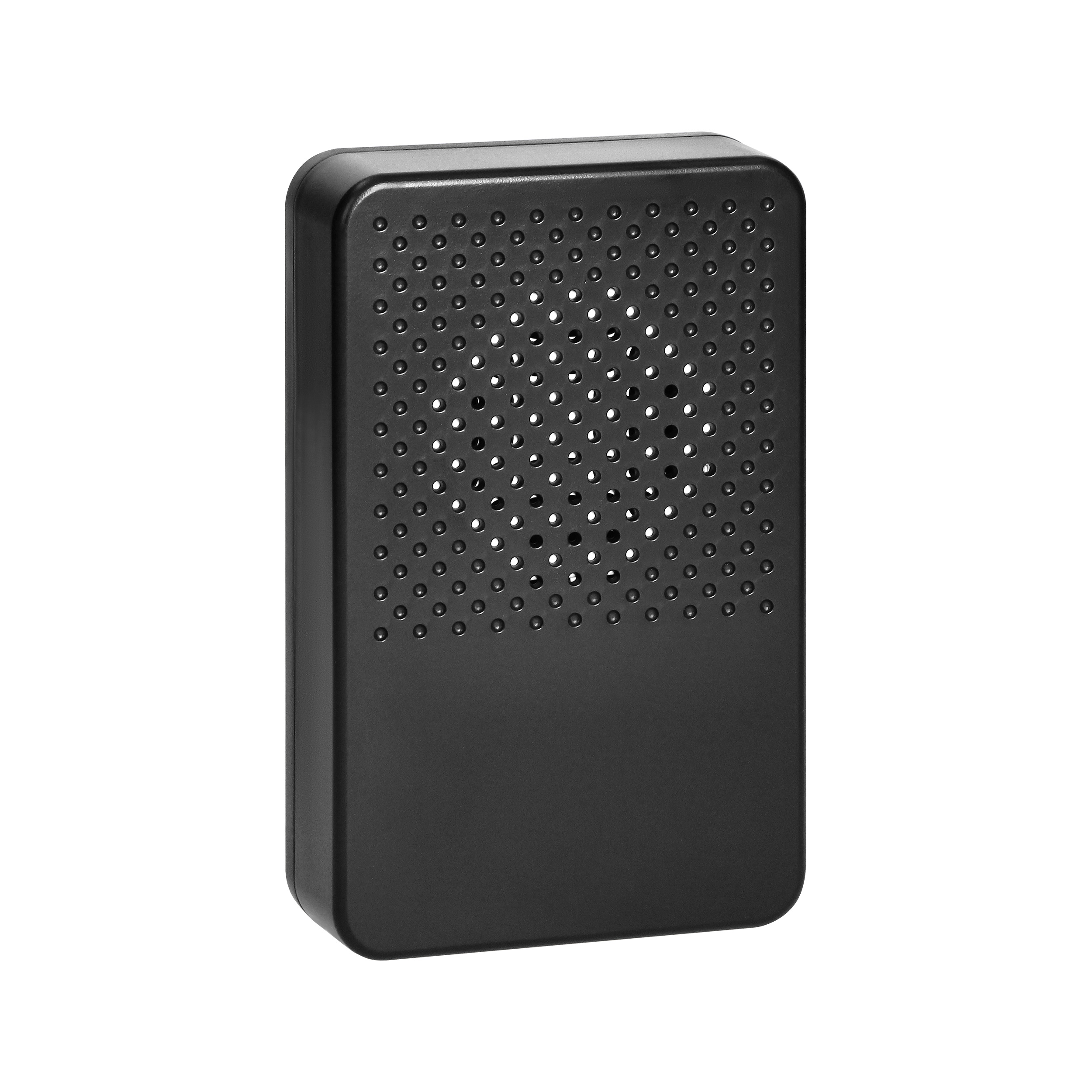 Jednotónový drátový zvonek 230V, černý