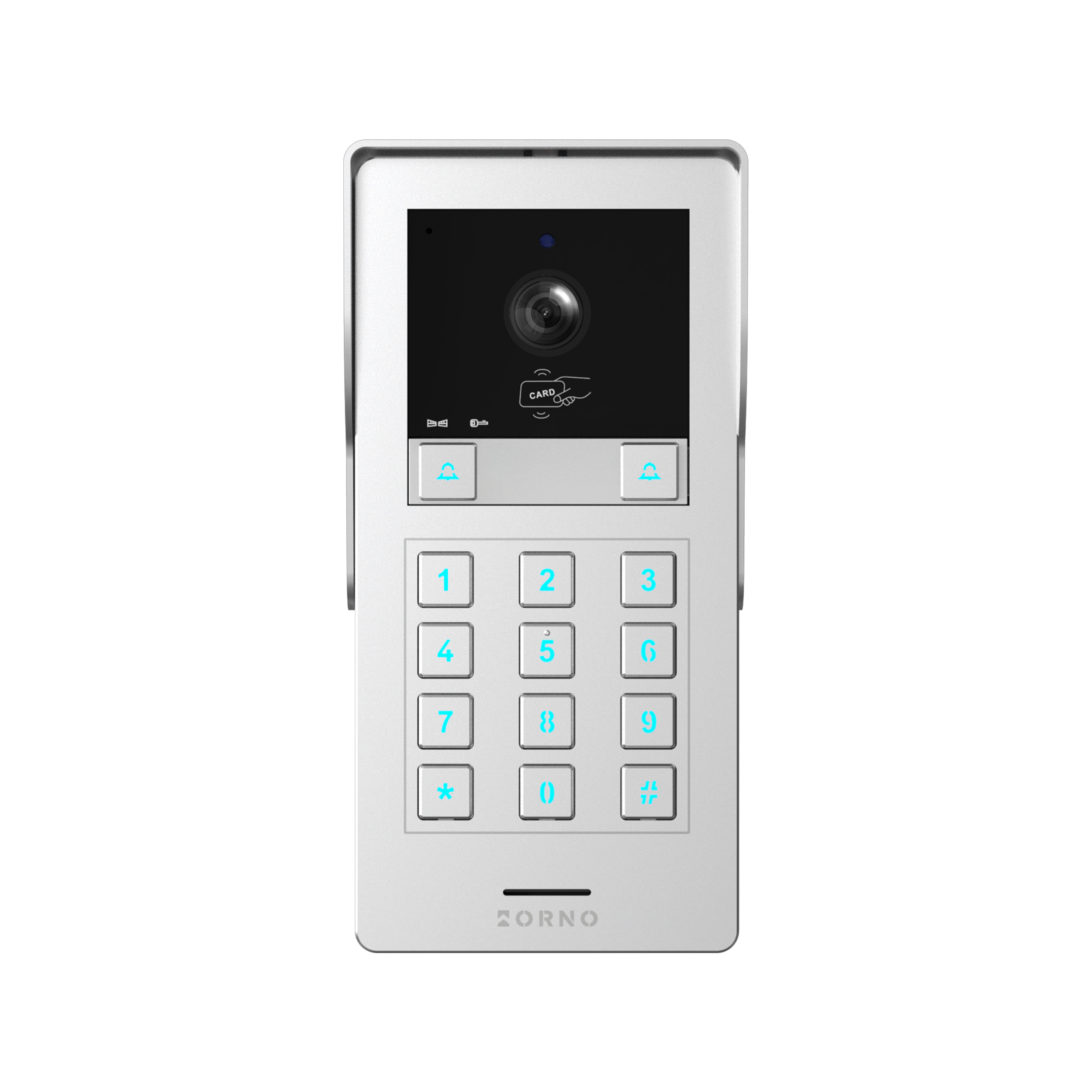 Videovrátný s kamerou, RFID a kódem pro 2 byty