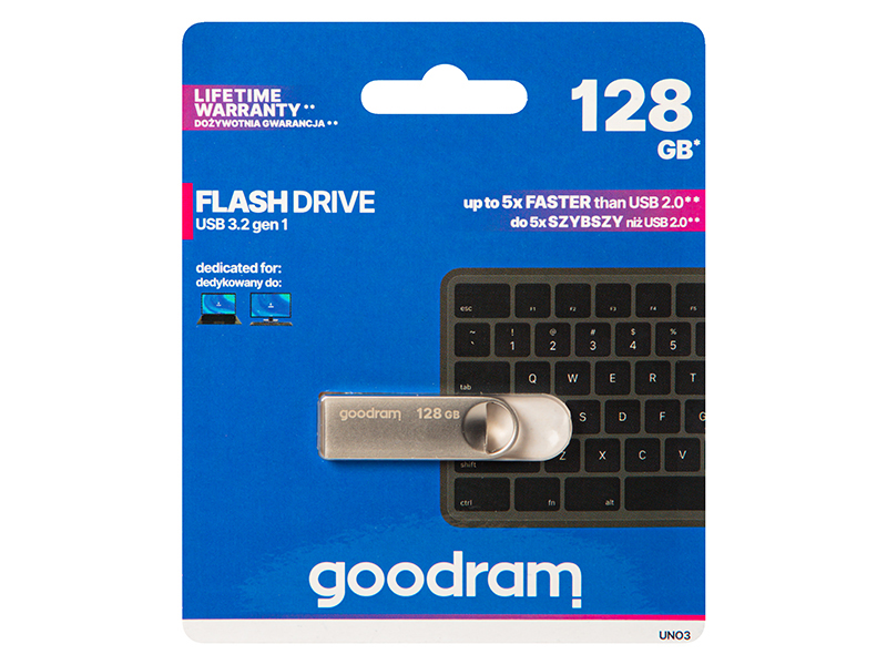USB klíč 128GB USB3.2 černý