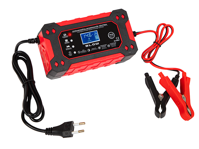 Automatická nabíječka autobaterií 12V/10A