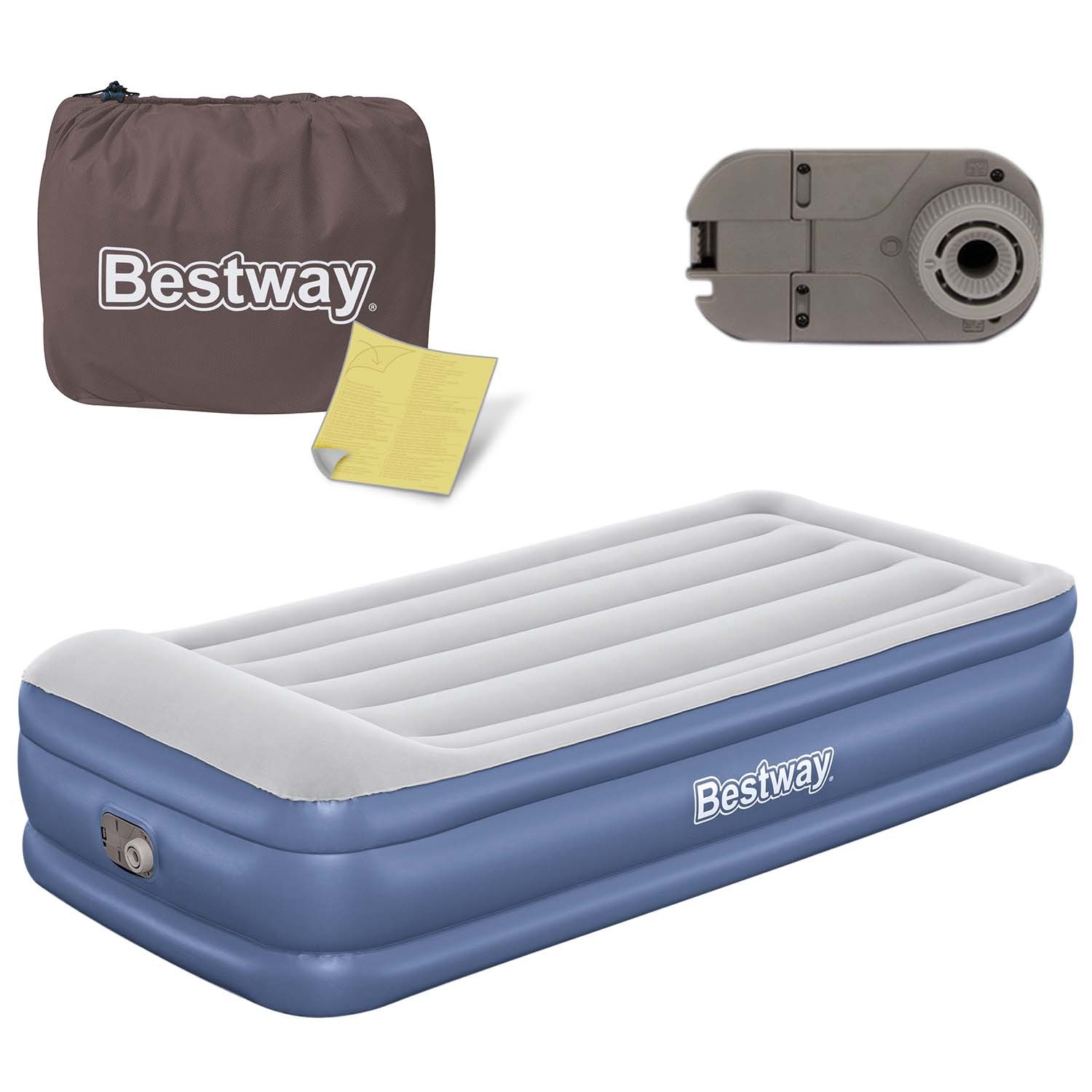 Nafukovací matrace 191x97x46 cm s vestavěnou elektrickou pumpou Bestway 67628