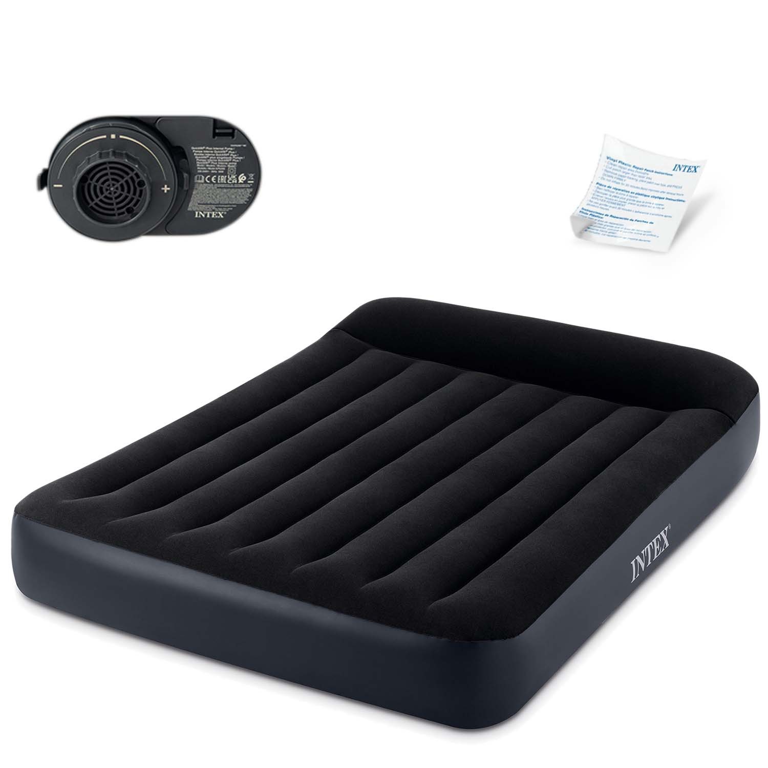 Nafukovací matrace 191x137x25 cm se zabudovanou elektrickou pumpou INTEX 64148