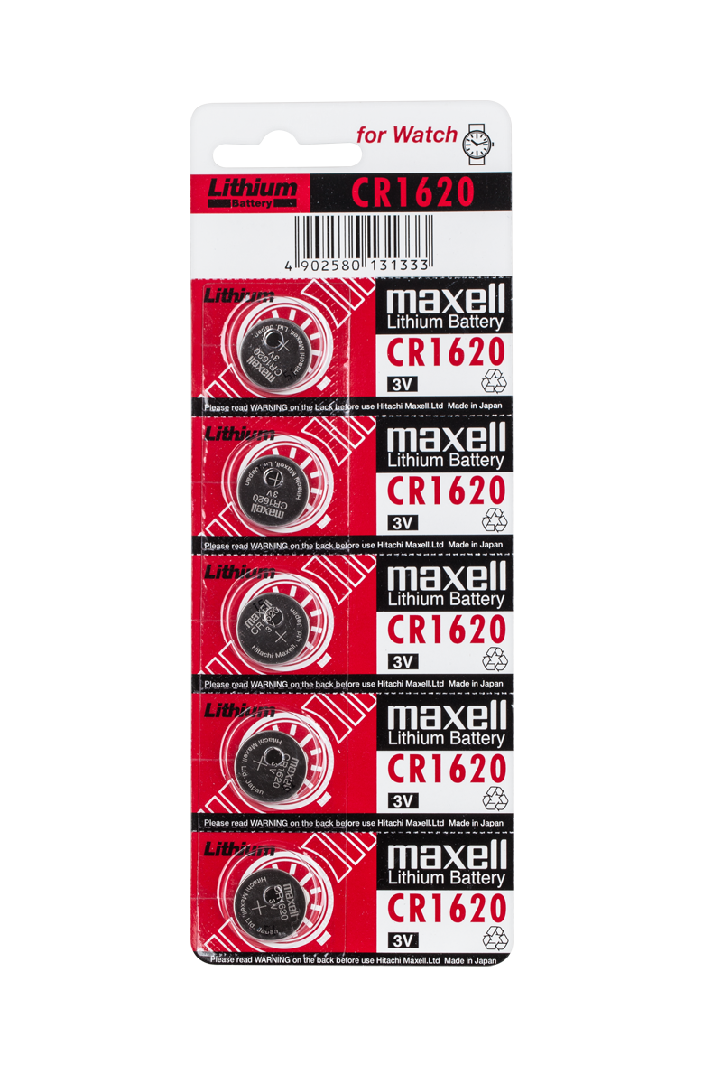 Maxell CR1620 baterie 5ks BAT0281