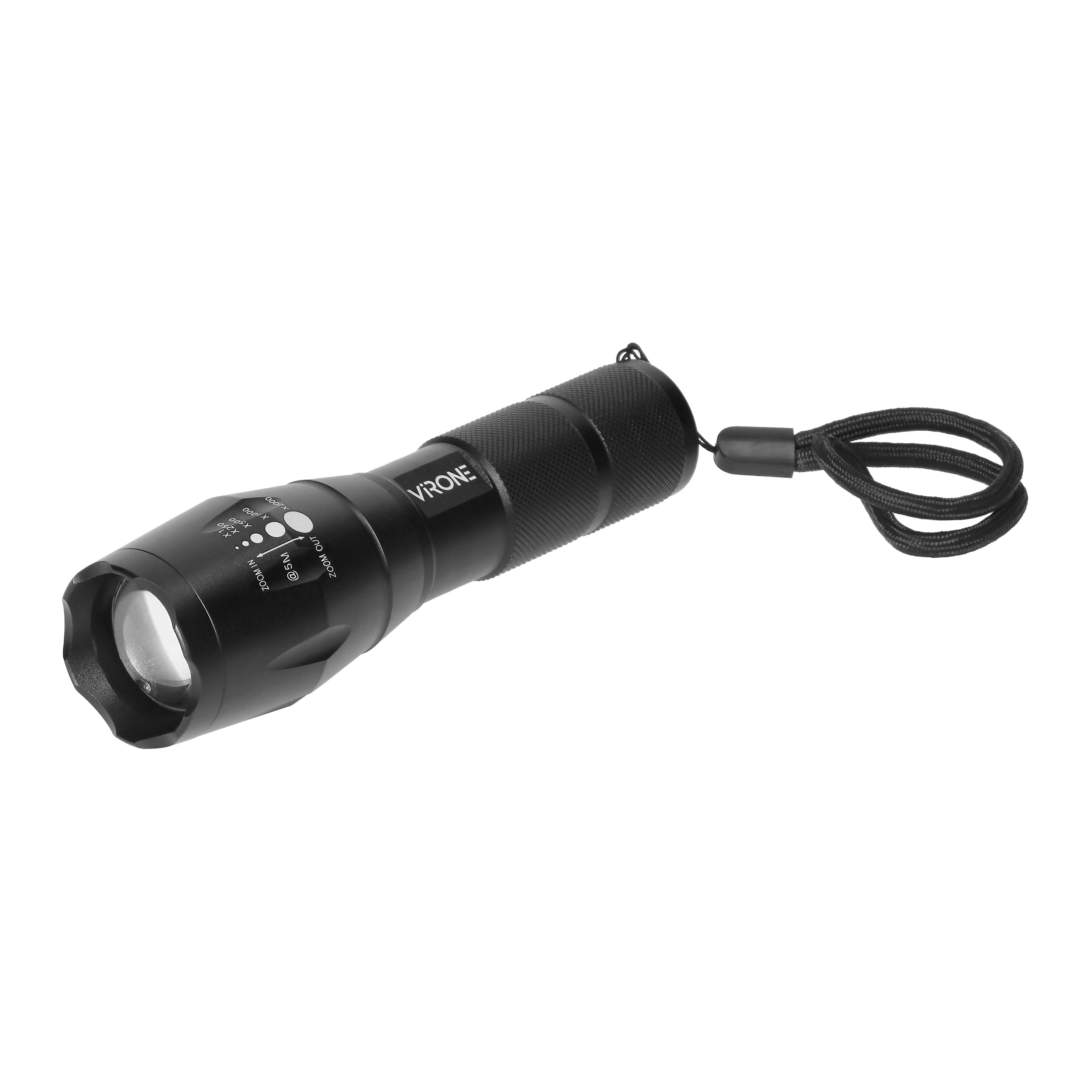 LED svítilna 10W 800lm se zoomem AAA hliník