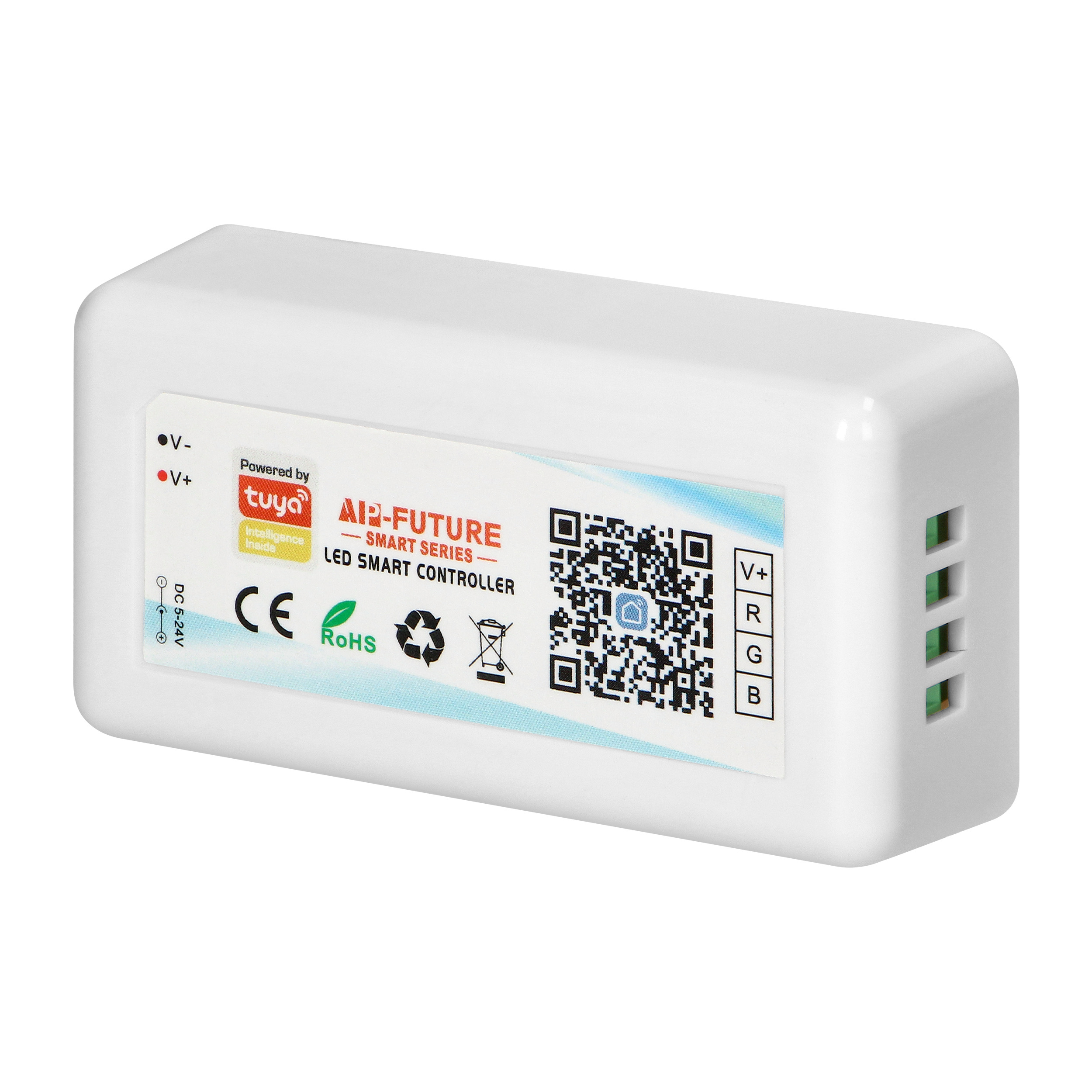Bezdrátový RGBW LED pásek ovladač 24V