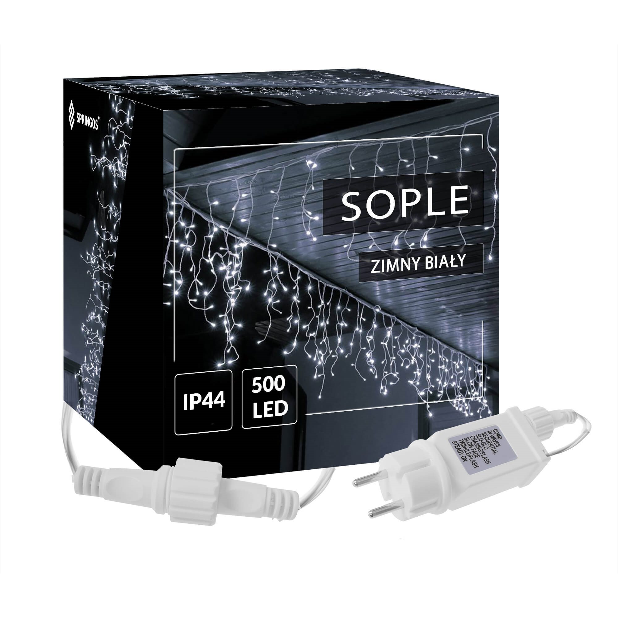 Springos CL0500 ZÁVĚS LEDOVÉ CENCÚLE 500 LED
