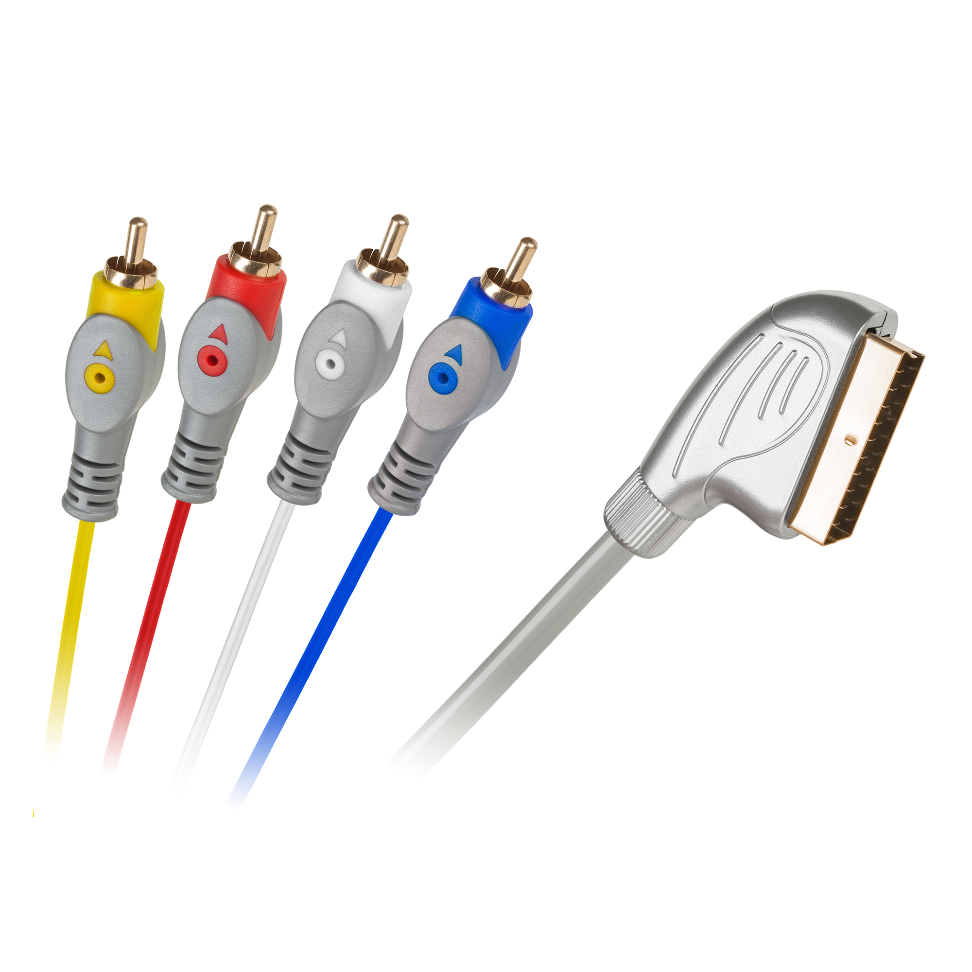 CABLETECH Kabel Euro-4RCA 1,5 m slza