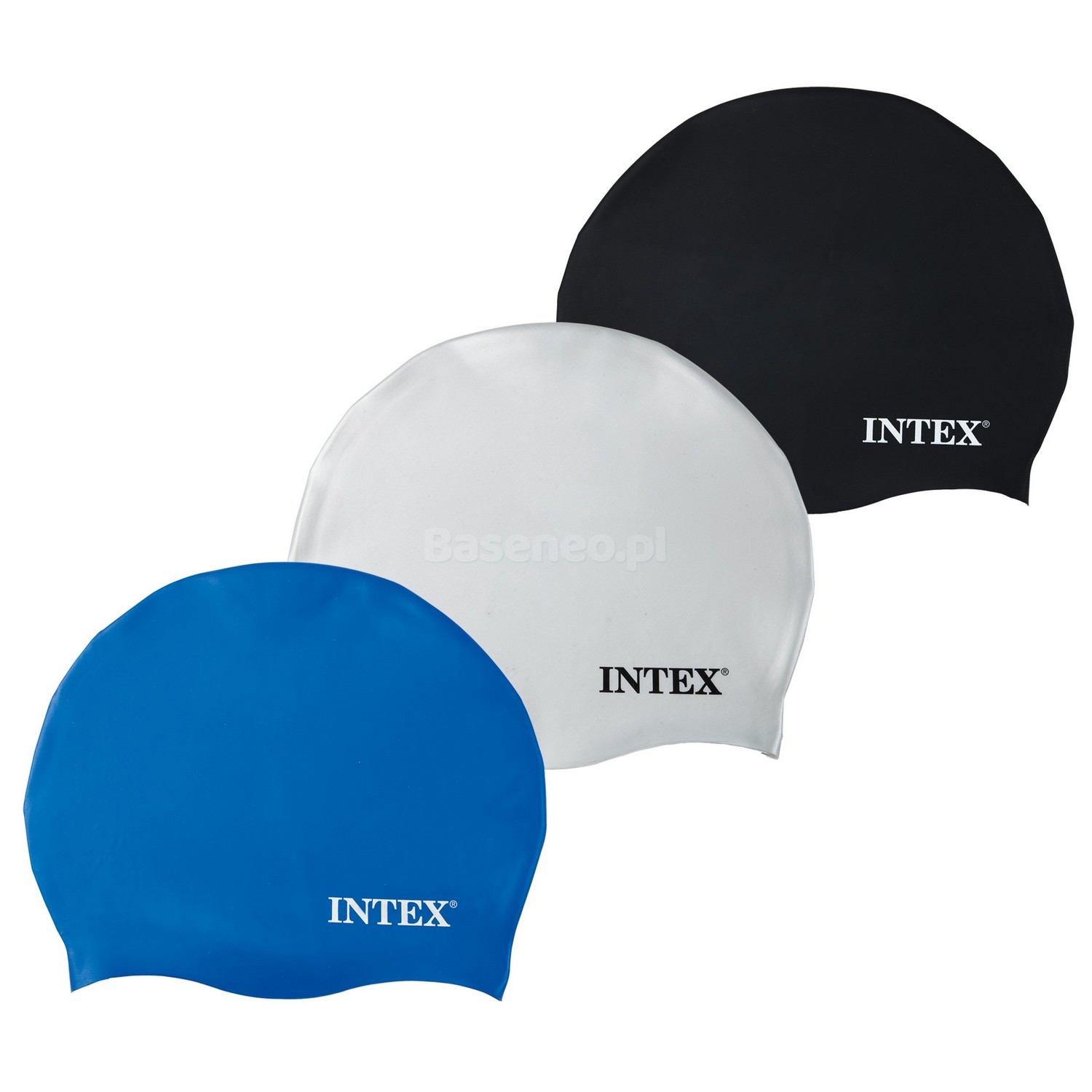 Plavecká čepice na plavání INTEX 55991 bílá