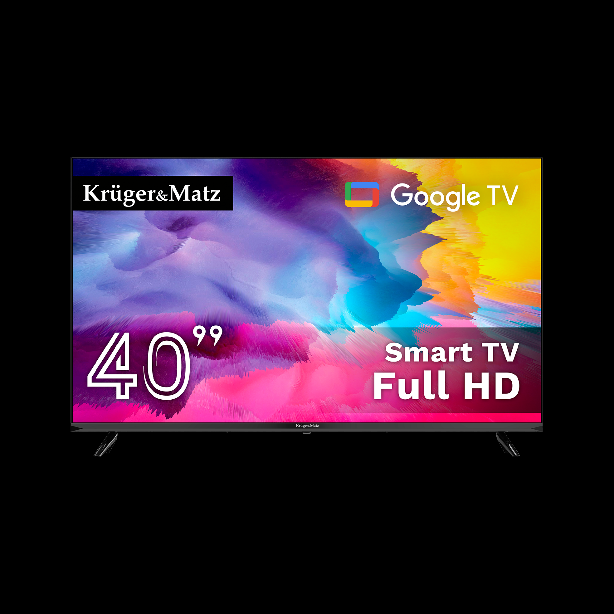 Televizor Kruger&Matz 40" FHD Google TV 5.0, DVB-T2/S2/T/C H.265 HEVC
