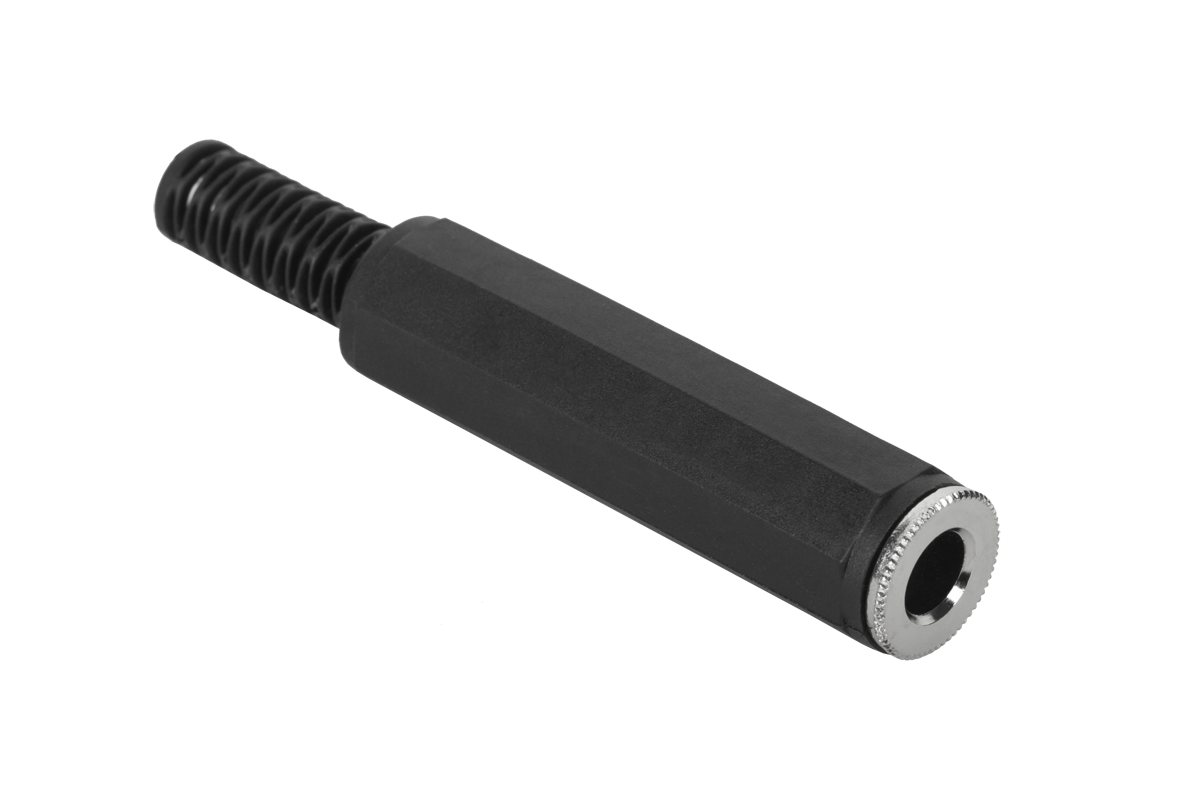CABLETECH Jack konektor 6,3 mm stereo zásuvka pro kabel