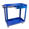 2 shelf tool trolley with organiser