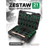 zestaw dlut i wybijakow 21el w walizce