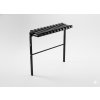 Skládací lavice délka 68 cm černá *8275