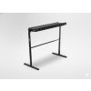 Skladací stůl délka 86 cm s nohami - černý *8305