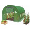 ZAHRADNÍ FOLIOVÝ TUNEL 4-SEGMENTOVÝ ZELENÝ 6 x 3 x 2 M *5613