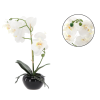 UMĚLÁ KVĚTINA - BÍLÁ ORCHIDEA 30 CM