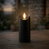 LED SVÍČKA ČERNÁ 5 X 12,5 CM *9339