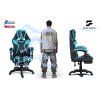 fotel gamingowy obrotowy krze 62113