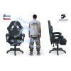fotel gamingowy obrotowy krze 62341