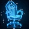 fotel gamingowy obrotowy krze 65616