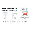 KOBI KAGU5 SMART LED ŽÁROVKA 5W GU10 RGB WW WiFi 0RGBWW