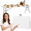 129087 gf0051 stol cateringowy skladany 180 cm bialy M0