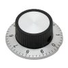 Knoflík na potenciometr s měřítkem o průměru 37 mm