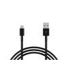 USB-A na USB-C kabel 1 m černý 66-153-