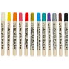 Markery akrylowe do tkanin kamieni pisaki flamastry mazaki wodoodporne DIY 12 szt 167925