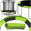 211495 tp 10ft 305 cm black with green finished oslona do trampoliny M0