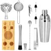 162601 ki0010 zestaw barmanski do drinkow shaker 750 ml 11 elem M0