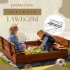 169613 sbp120set02 piaskownica drewniana premium 120 x 120 cm zestaw M0