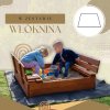 170800 sbp100set04 piaskownica drewniana premium 100 x 100 cm zestaw M0
