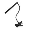 TERI II LED, stolní lampa s klipem, 5W, 260lm, 4000K, černá