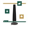 180455 ga2163 pokrowiec na parasol 205 cm 57x48x25 cm M0