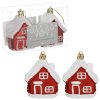 189614 ca1323 ozdoby choinkowe domki 7 cm 2 szt M0