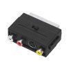 SCART na 3x RCA + S-Video adaptér