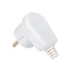Bílá úhlová elektrická zástrčka 16A