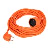 Prodlužovací kabel PR-160 1-zásuvka s uzemněním 10m oranžový 3x1,5mm