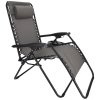 Skládací lehátko, vícepolohové DEDRA N1027 ZERO GRAVITY, rozměry 157x65x107 cm