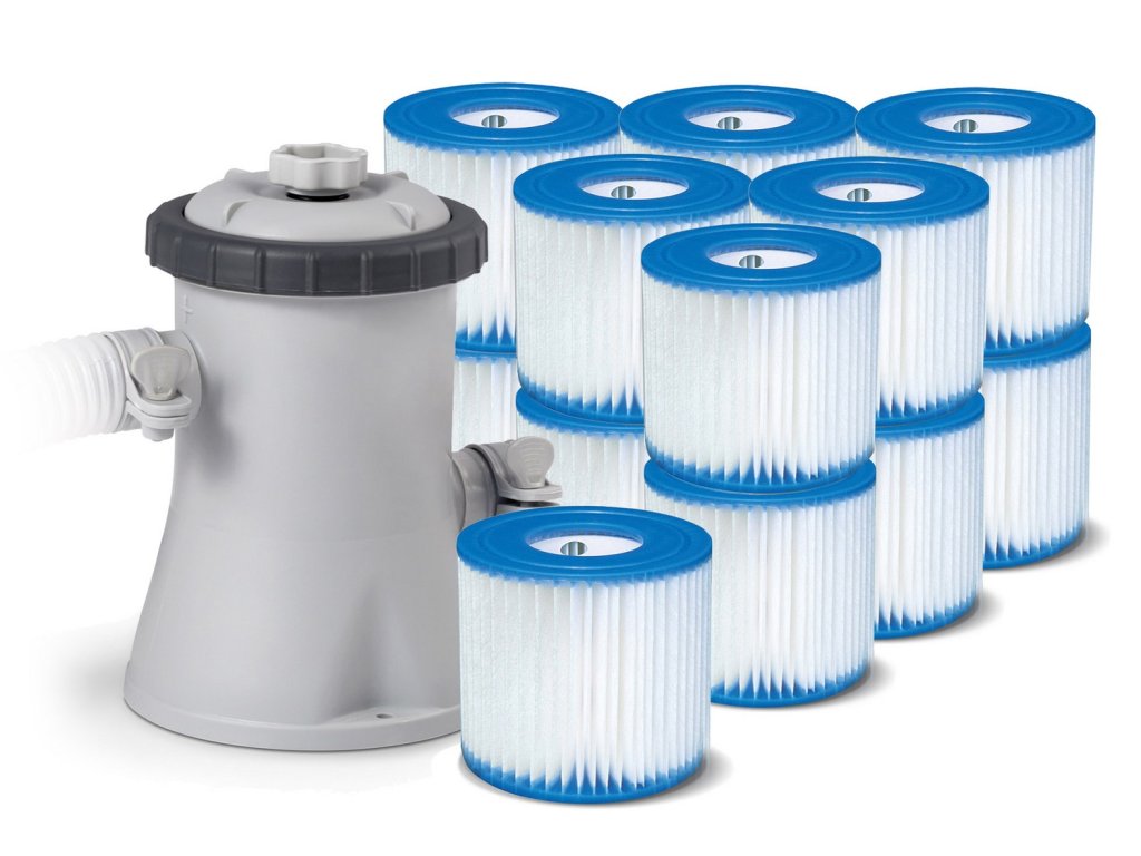 Filter pumpa za bazene 1250L/h INTEX 28602 / 29007 + 13 filtera!